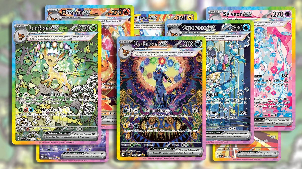 The Highest Value Cards In Pokémon TCG Prismatic Evolutions