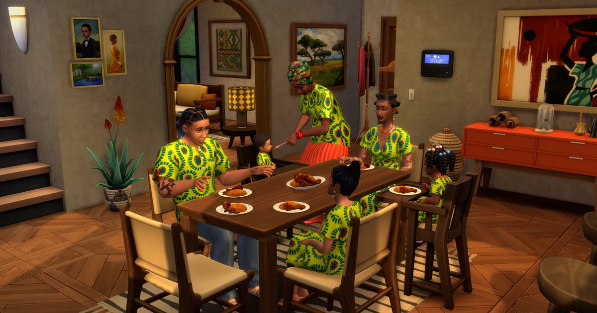 The Sims 4’s latest free update broadens representation by adding West African-inspired food, clothes, and furniture
